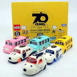 TOMICA TAKARA TOMY Snoopy 70Th Anniversary Co-Branded Series Cartoon Alloy Car Model Children's Toy Car