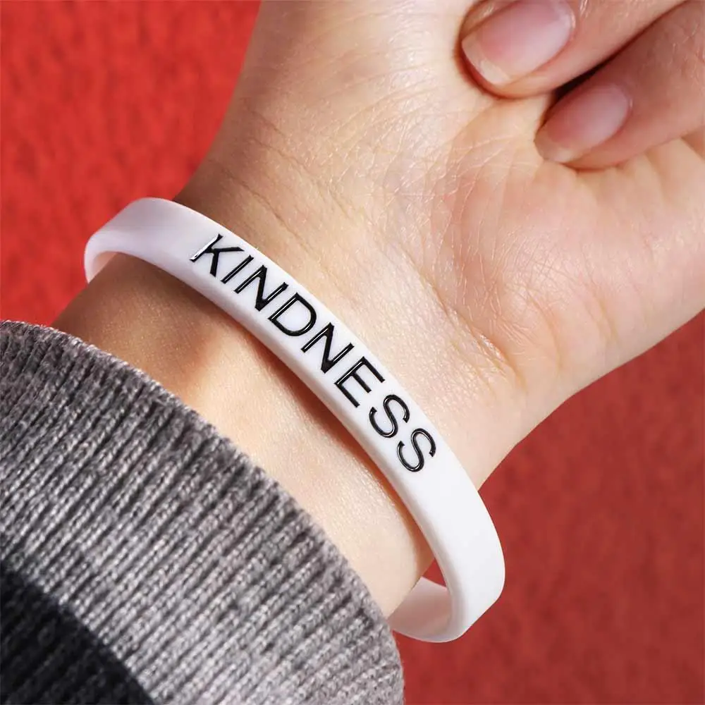 Hand Bands Fun Motivational Wristbands Printed Waterproof Inspirational Quotes Wrist Bands Jerwerly Luxury Charm
