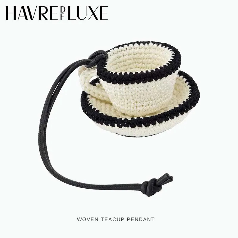 المنسوجة يدويا فنجان الشاي سحر للمرأة المفاتيح الأزياء الراقية دائم صنعة بديعة حقيبة الديكور حقيبة الملحقات