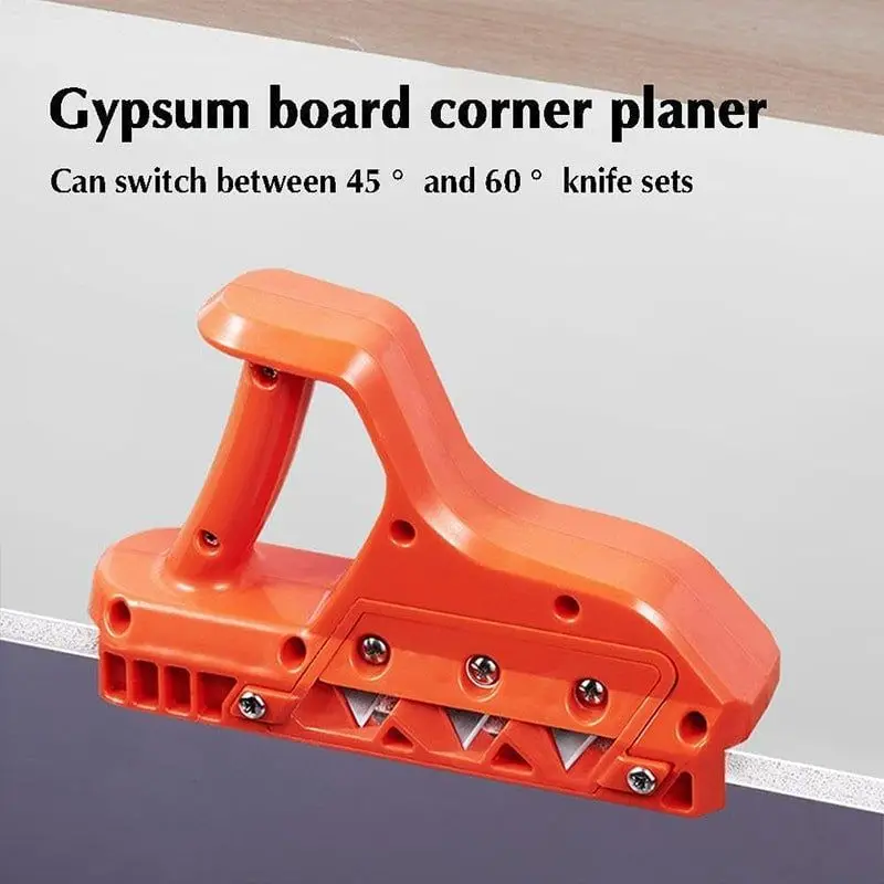 Imagem -03 - Pladur Quick Cutter Gypsum Board Mão Avião Drywall Borda Chanfro Carpintaria Trimmer Mão Ferramenta 45 ° 60 ° 1pc