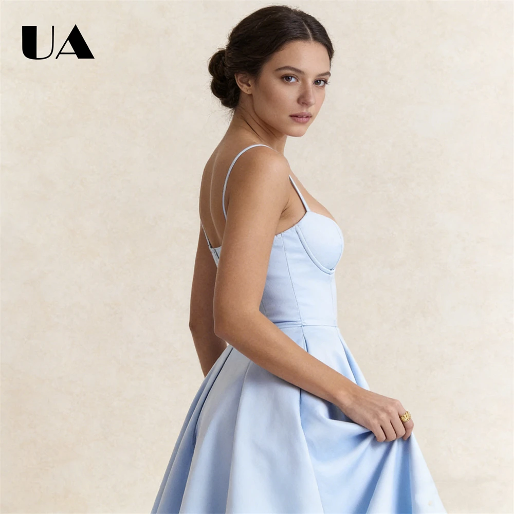 Abito formale elegante per matrimoni, eventi di gala e cocktail party. Colore e dimensioni personalizzabili disponibili Abito spaghetti in rete di raso