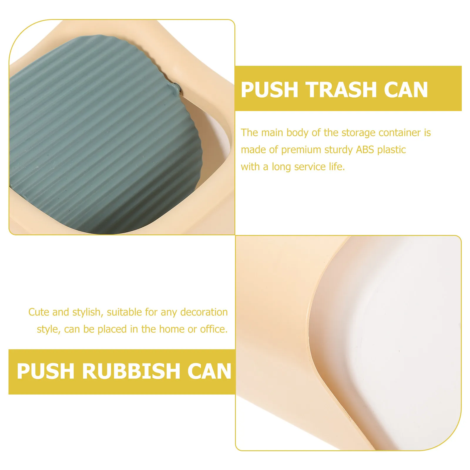 

Миниатюрная креативная мусорная корзина с откидной крышкой для стола, ванной комнаты, туалетного столика. Современная компактная настольная урна для мусора, вмещает вату.