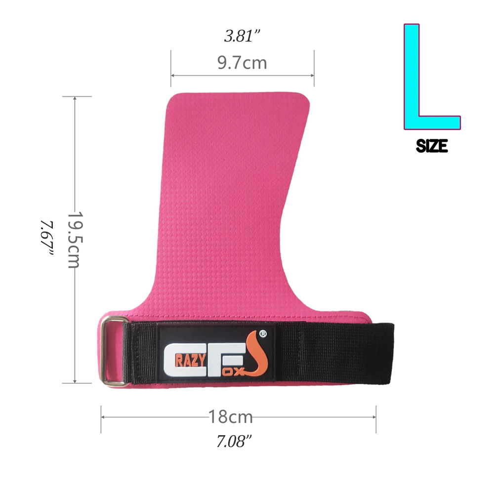 HG-030R1KGym Lifting Straps with Pull Up Quad Ultra Magnesium-Free Gloves Weightlifting Mitts for Crossfit orGymnastics Athletes