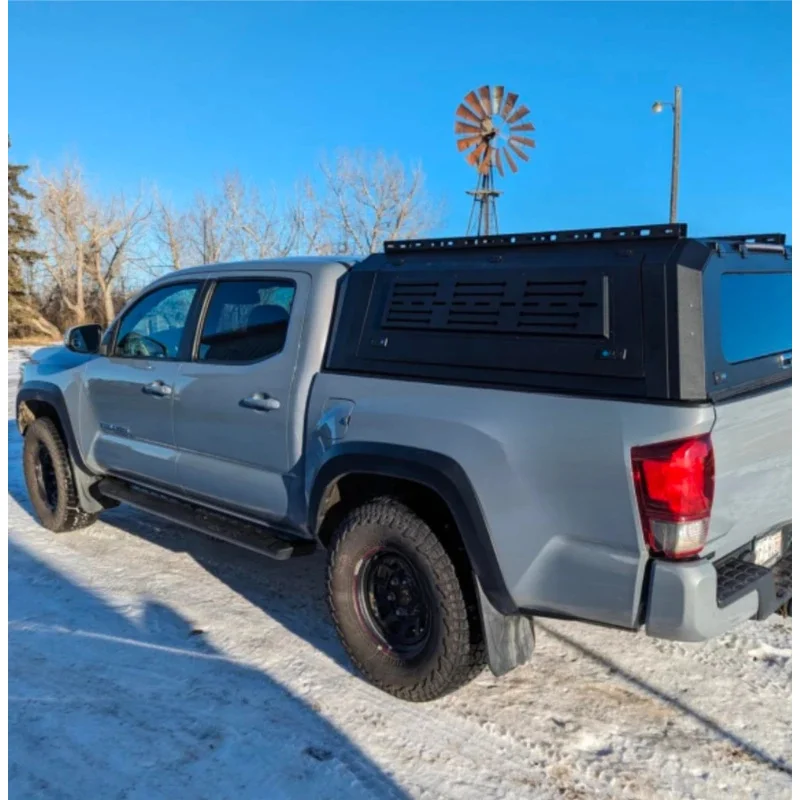 

Custom 4x4 off-road hardtop canopy Ranger, F150, and Ram pickup trucks, made of rust-resistant aluminum.