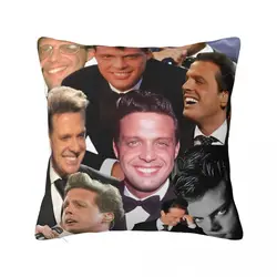 Luis Miguel Singer Pillowcase Printing Polyester Cushion Cover Decor Pillow Case Cover Living Room Zipper 18''