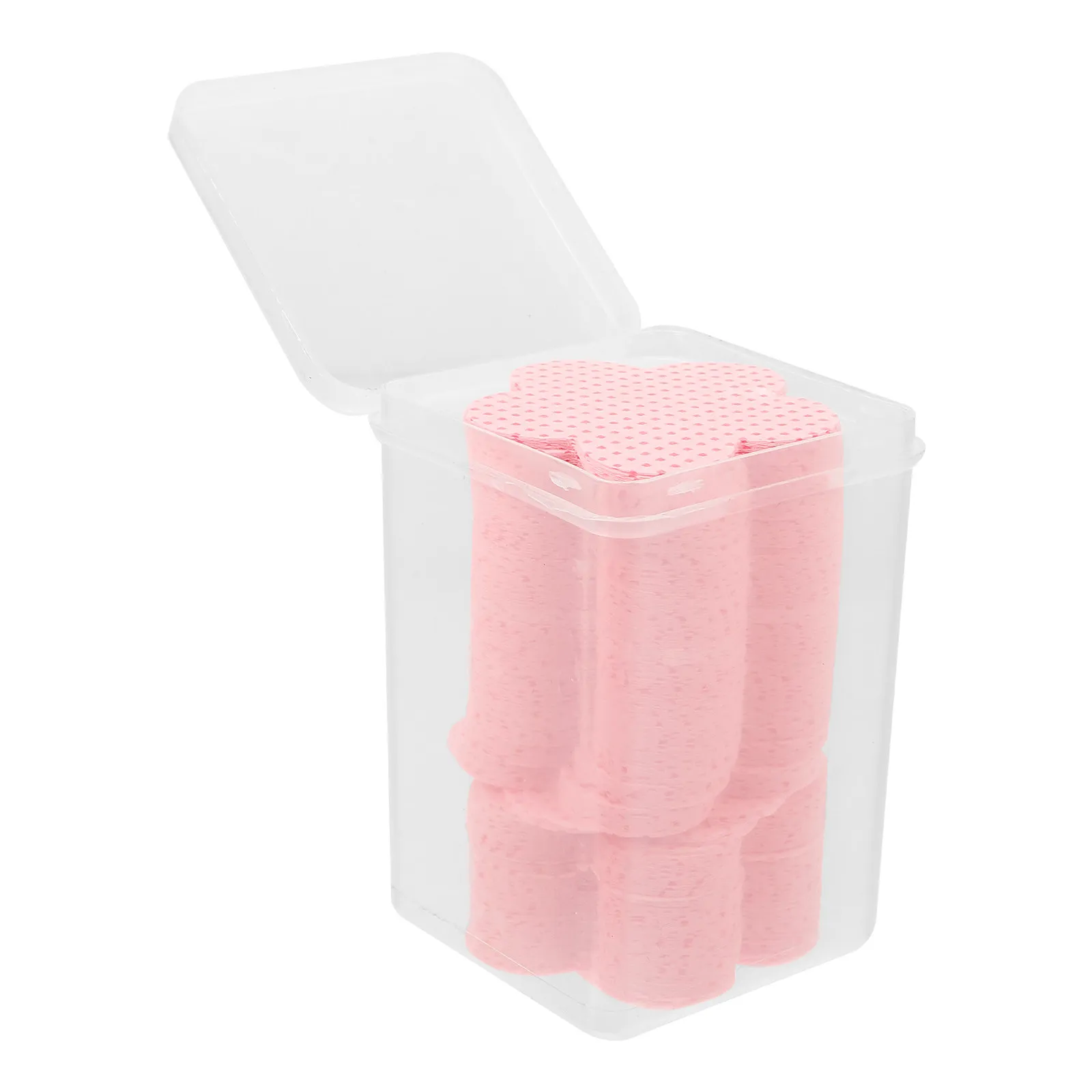 200 Count Heart Design Cotton Nail Pads Lint Free Nail Polish Remover Wipes Ideal for Gel Acrylic Dip Polish Removal At Home