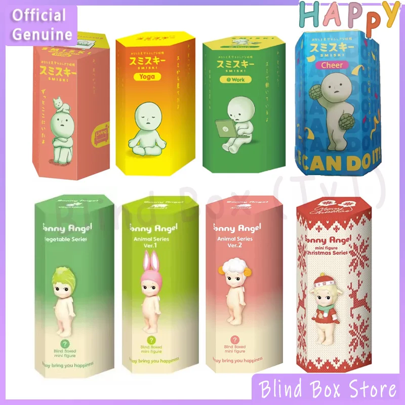 2025 Sonny Angel Mystery Box Halloween Christmas Birthday Cake Collection Fashion Play Blind Box Kawaii Figures Decorative Gifts