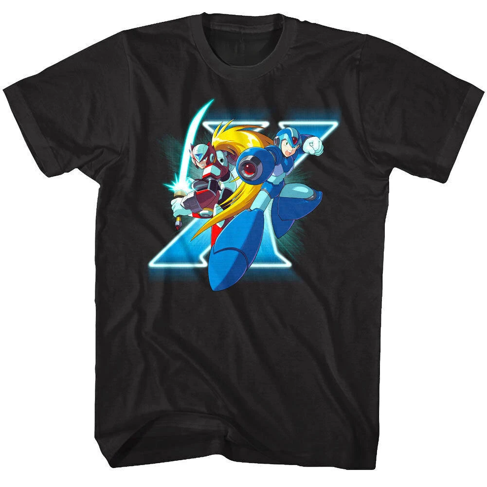 Nueva camiseta clásica Rockman Game Zero de 1987 para hombre, Mega Man, estilo unisex de lujo de alta gama, tanto para hombres como para mujeres