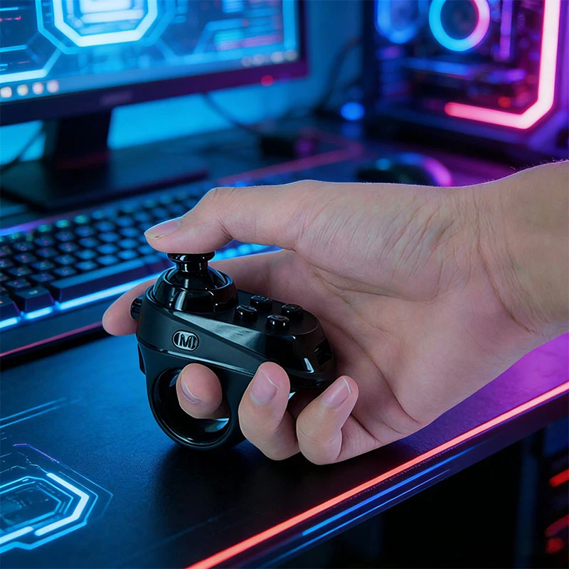 

Wireless Mini Finger Mouse Remote Control Joystick Adapter Game Pause Page Function Tablet PC Mobile IOS