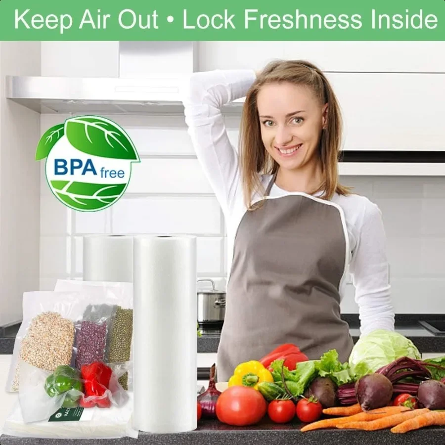 300 Bags 100 of Each Size Plus Quart 10x13 and Quart 8x12 and Pint 6x10 BPA Free Sous Vide Seal a Meal Commercial Grade Vacuum
