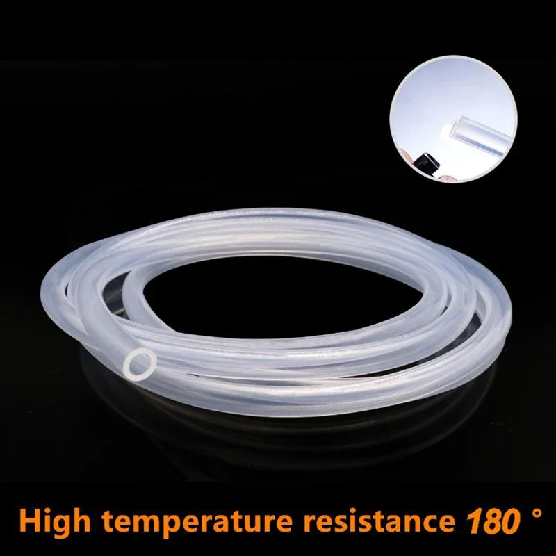 1 meter ID 1 2 3 4 5 6 7 8 9 10 12mm Food Grade Silicone Tube Flexible Rubber Hose Soft Drink Pipe Water Connector