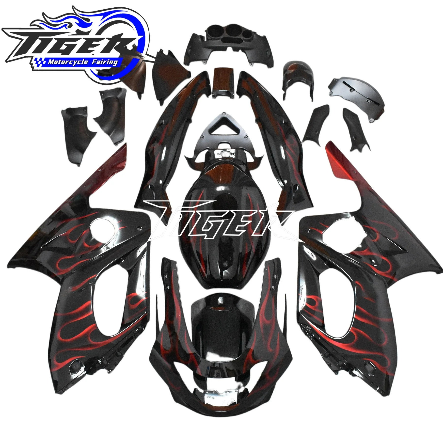 Fairing Kit For Yamaha YZF 600R 1996-2005 2006 2007 YZF600R 96 97 98-07 Candy Red Motorcycle Body Cover Fairings Full Tank Cover
