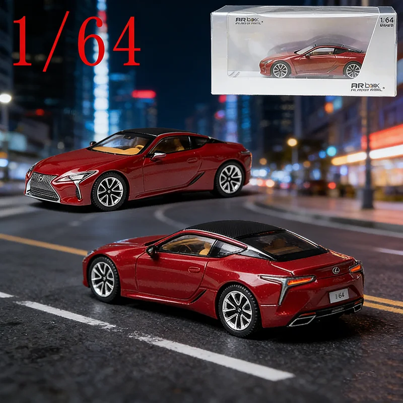 

Модель автомобиля Lexus LC500 из литого металла в масштабе 1/64, коллекционная игрушка для мальчиков, в оригинальной коробке