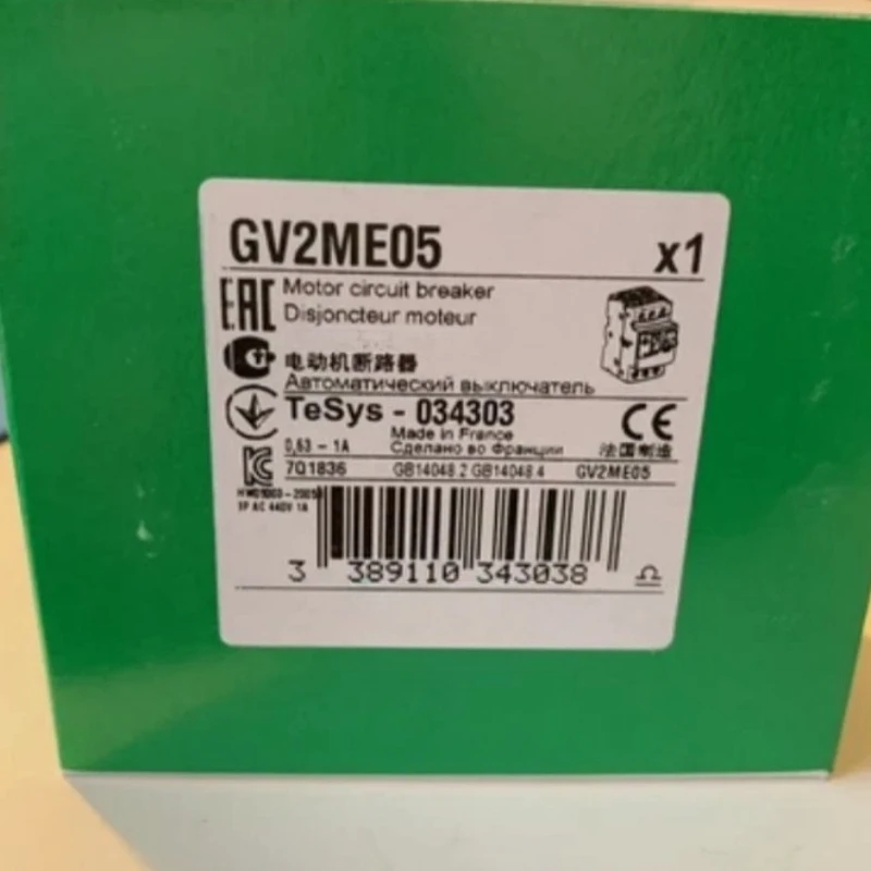 

Brand New Original Black GV2ME05 3P 0.63-1A Screw clamp terminals Motor circuit Fast delivery