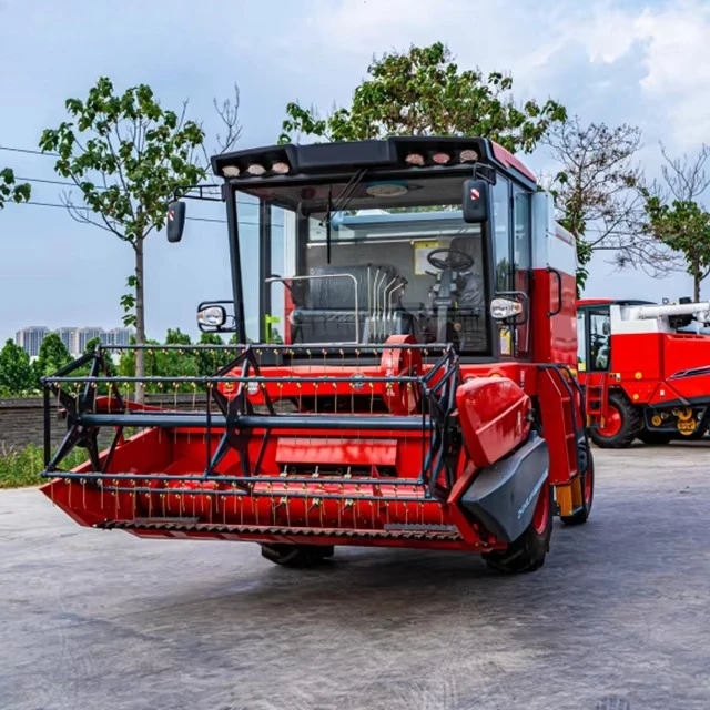 Corn Grain Combine Harvester Harvesting Machine Agricultural Farm Equipment Self Propelled Multifunction Customized
