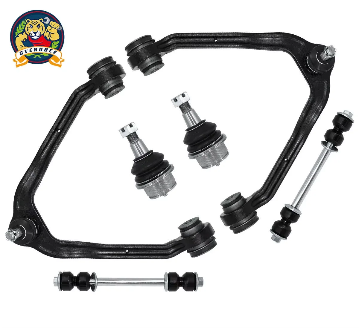 

Svenubee 6Pcs Front Upper Control Arms Sway Bar End Link Set for Chevrolet Silverado 1500 Cadillac Escalade 2000 2001-2014