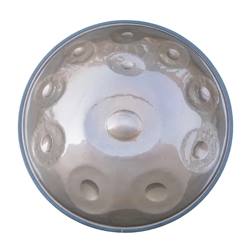 Wholesale/OEM/Factory Price Professional Grade 1.1 Thick Ash Steel Handpan Handmade 9-21 Tone International Ceiling Level