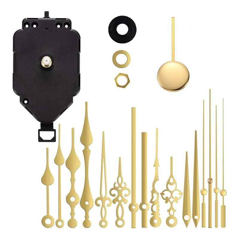 COFA Wall Silent Pendulum Quartz Clock Movement, Pendulum Clock Mechanism Parts Motor Replacement DIY Repair Parts