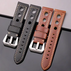 Cowhide Watch Strap 20mm 22mm 24mm Genuine Leather Watchband for Men and Women Replacement Band