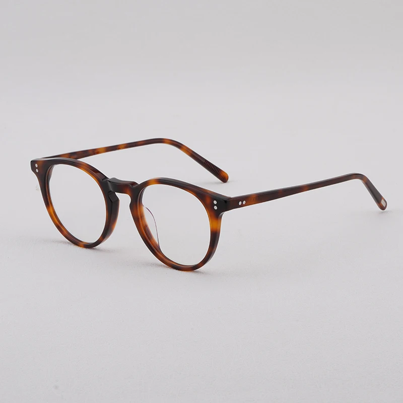 O'Malley Acetate Eyeglass Frames Round Glasses Frames Myopia Prescription Anti Blue Light Ray Lens OV5183 O Malley Glasses