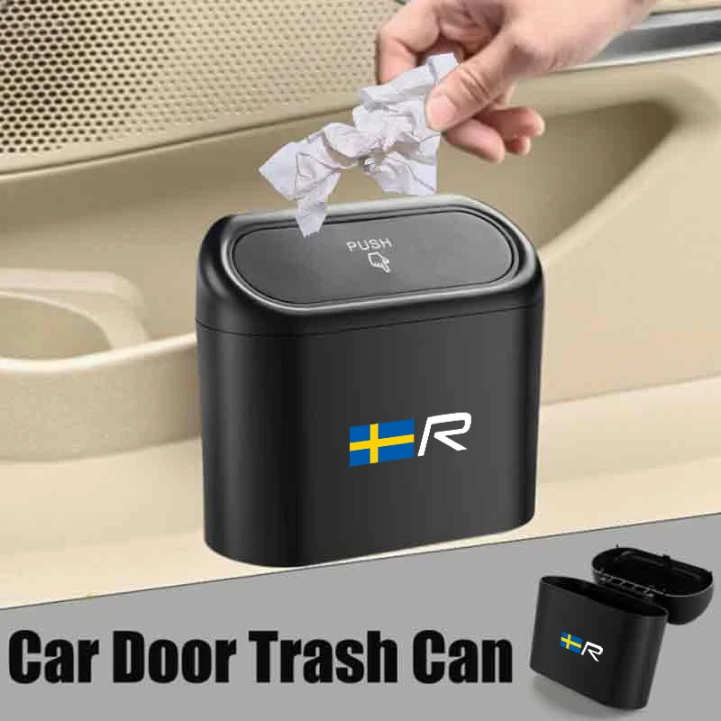 

Universal Car Trash Bin Organizer Hanging Garbage Storage Box For Volvo R XC60 XC90 C30 V40 V60 V90 S40 S60 S80 S90 S80L