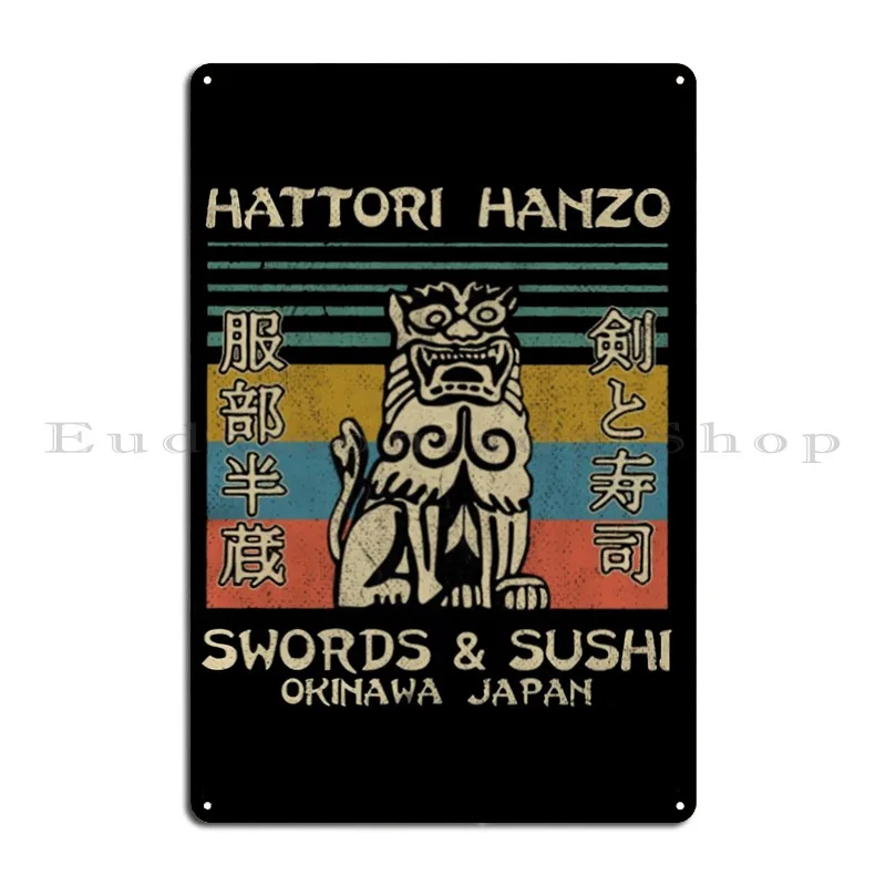 Hattori Hanzo Metal Sign Party Party Customized Personalized Plaques Tin Sign Poster