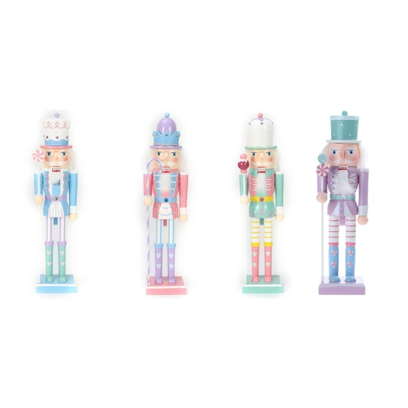 

Decorative Christmas Candy Nutcrackers Soldier Ornament 25cm Model Supplies for Home Bar Bookshelf Party Drop shipping