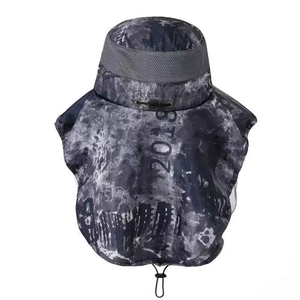 Outdoor Solar Powered Fan Hat Breathable USB Charging Sunshade Cap with Net Mesh Anti UV Mosquito-proof Hat Summer