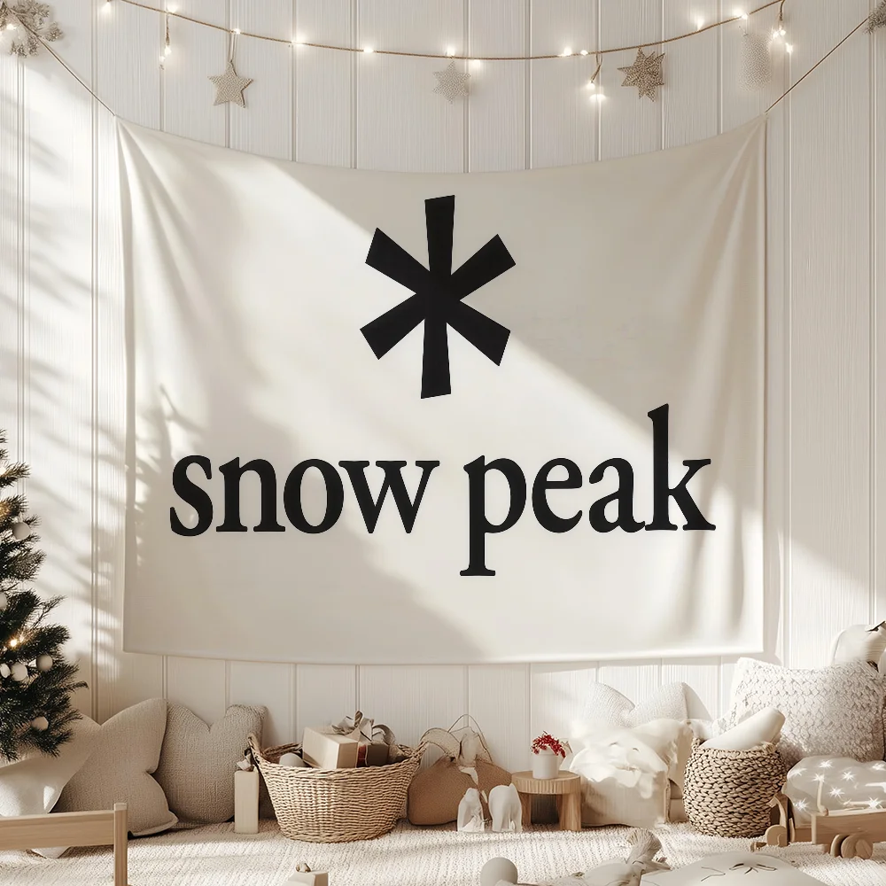 S-Snow Logo P-Peak-S flag Decorative Banners Suitable For Outdoor Camping Family Parties And Garden Walls Gift
