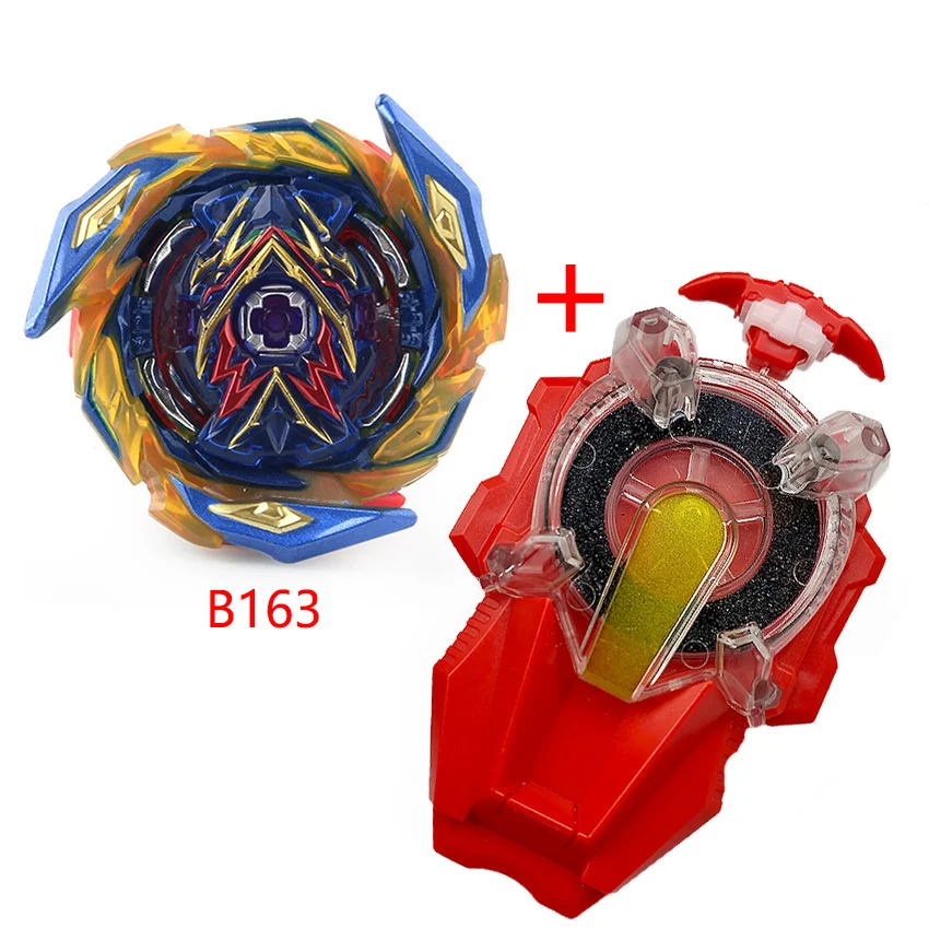 Tomy And Super King B-165 Boom Spinning Gyro Right-Turning Rope Launcher B163 Metal Blade Children Gift