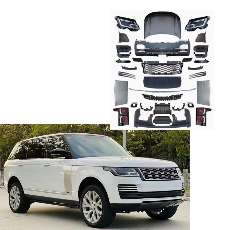 

OEM Head Lamp Tail Lamp ,Bonnet,Front & Rear bumper facelift Body Kit for land range rover Vogue 2013-2017 UP to 2018-2022