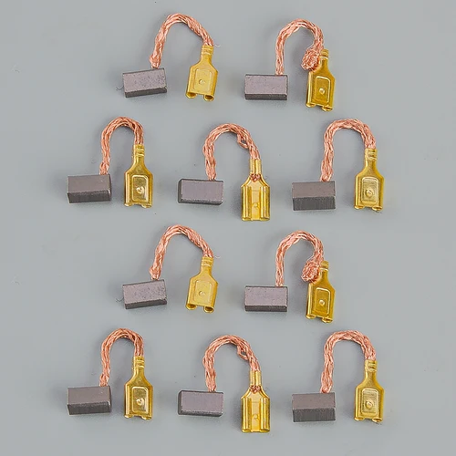 10 Uds. Cepillo de carbón para Motor de elevación de vidrio de coche apto para Toyota Corolla 4x4,5x8mm