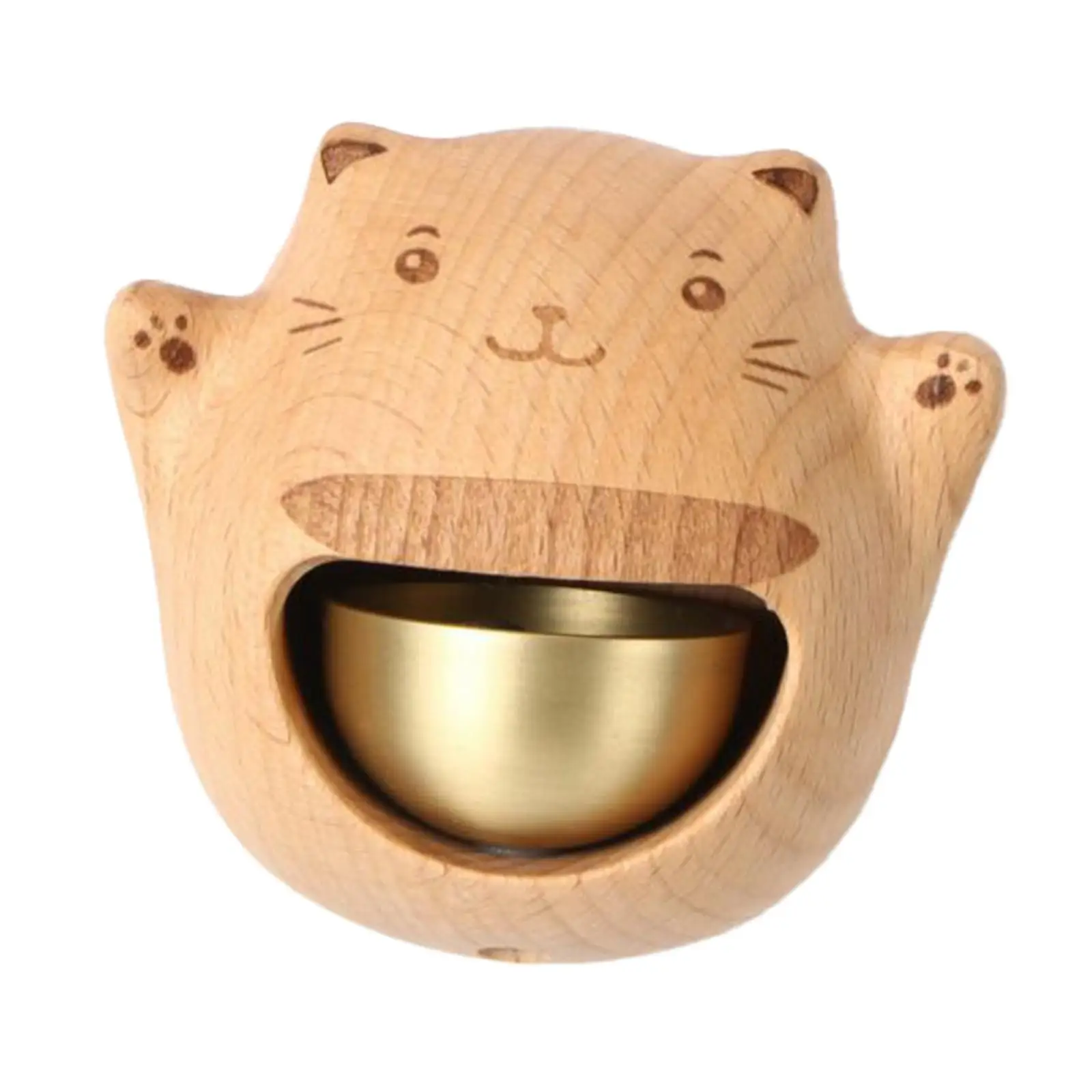 هدية تذكير لفتح باب جرس الباب الخشبي لمكتب أعمال الثلاجة