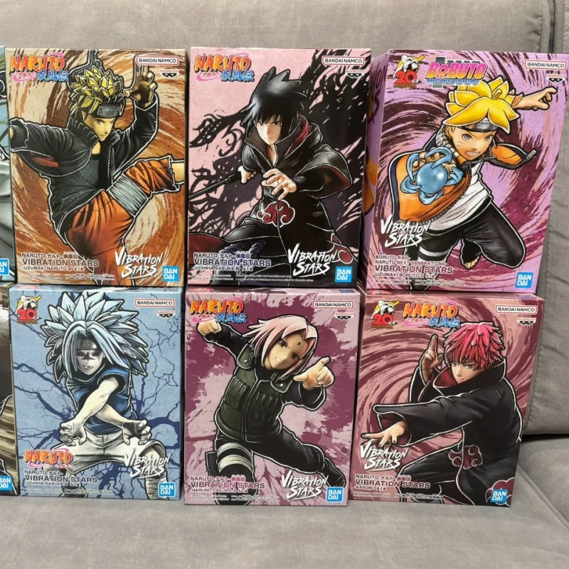

In Stock Original Bandai Banpresto Anime Naruto Shippuden Vibration Stars Uchiha Madara Prizes Garage Kit Sakura Edition Model