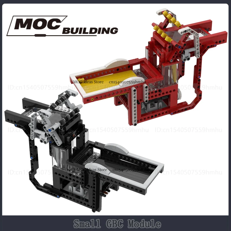 

MOC Building Blocks Small GBC Module Motor Machine Sports Ball Technology Bricks DIY Assembly Creative Toys Collection Xmas Gift