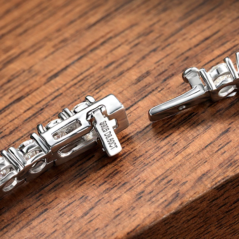 HORRIPAL 2026 새로운 3.5MM D VVS1 - Moissanite Tennis Bracelet 925 Sterling 리뷰 및 가격