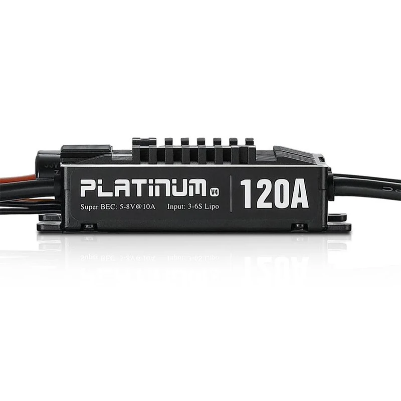 Hobbywing Platinum Pro V4 120A 3-6S Lipo BEC Empty Mold Brushless ESC for RC Drone Aircraft Helicopter