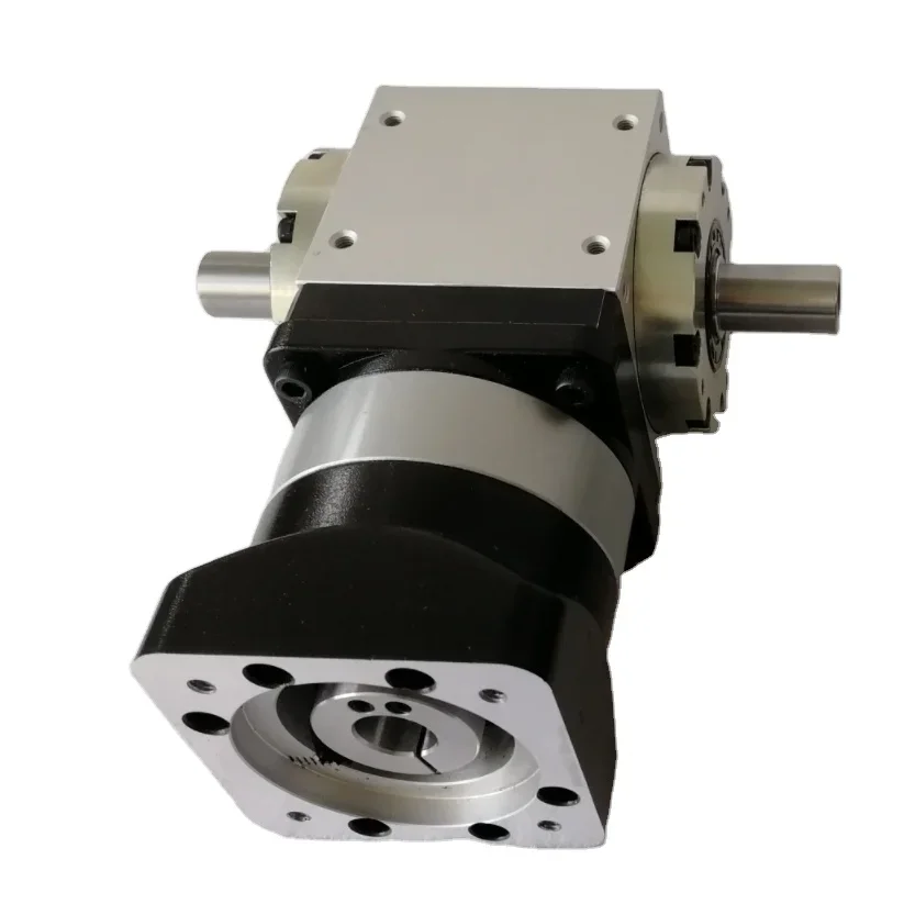 Dual output shaft ratio 1:10 high torque servo right angle 90 degree drive gearbox PAW-2P series