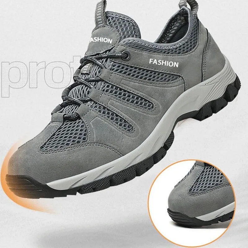 Oulylan-zapatos transpirables a prueba de salpicaduras para hombre, zapatillas para caminar al aire libre, senderismo, escalada de montaña, deporte,