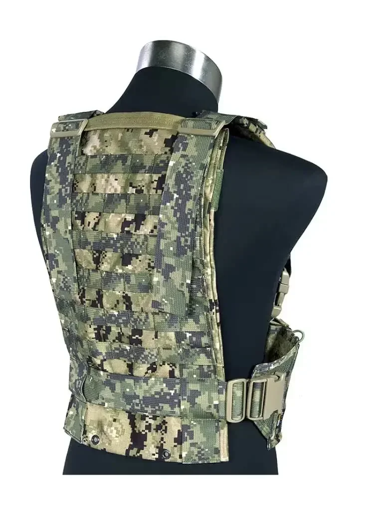 2025 US AOR2 เสื้อกั๊กยุทธวิธีลายพรางสีเขียวดิจิตอลผู้ชาย