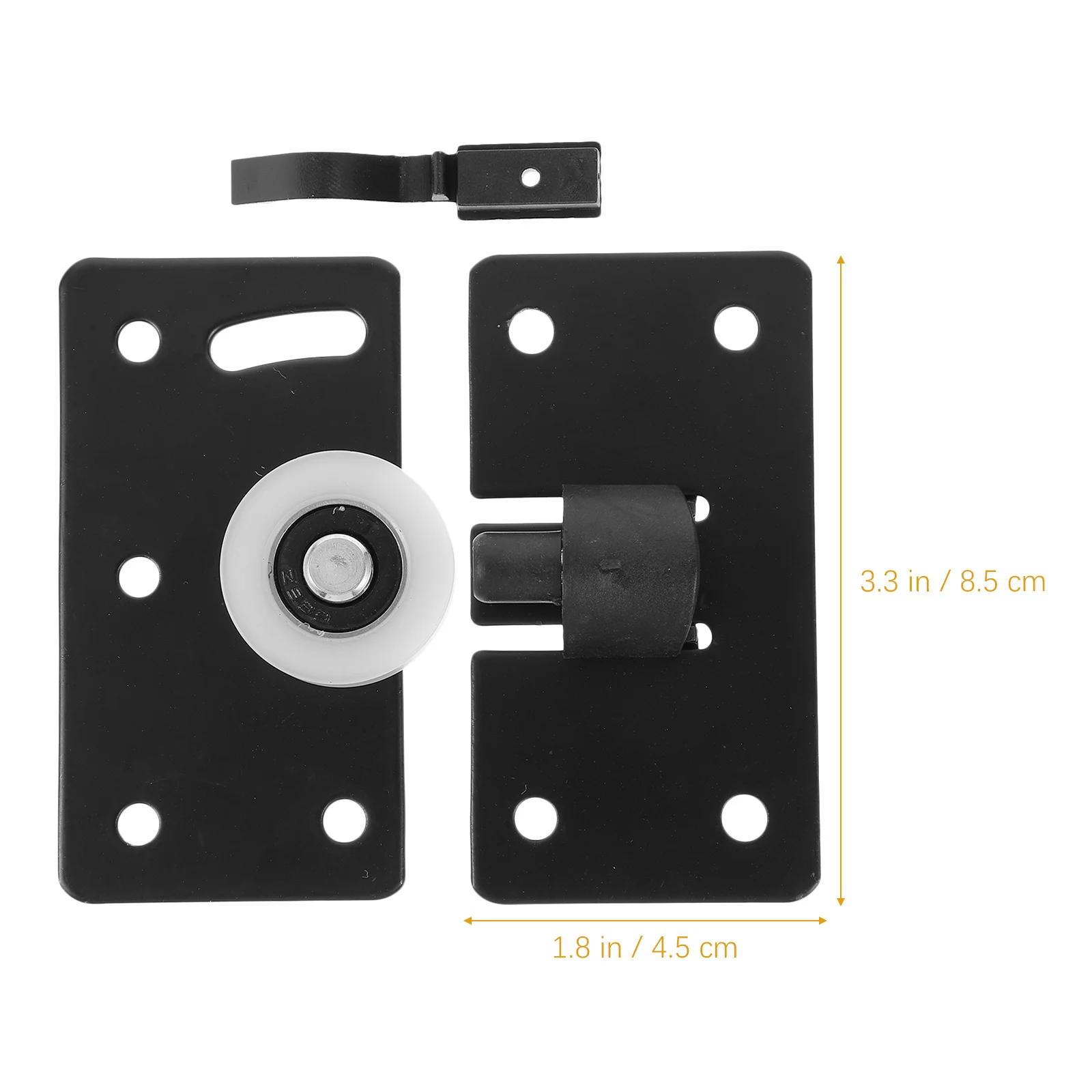 

2Pcs Professional Sliding Door Pulley Set Strong Load Bearing Roller for Cabinet Wardrobe Door Guide Rail Mechanism