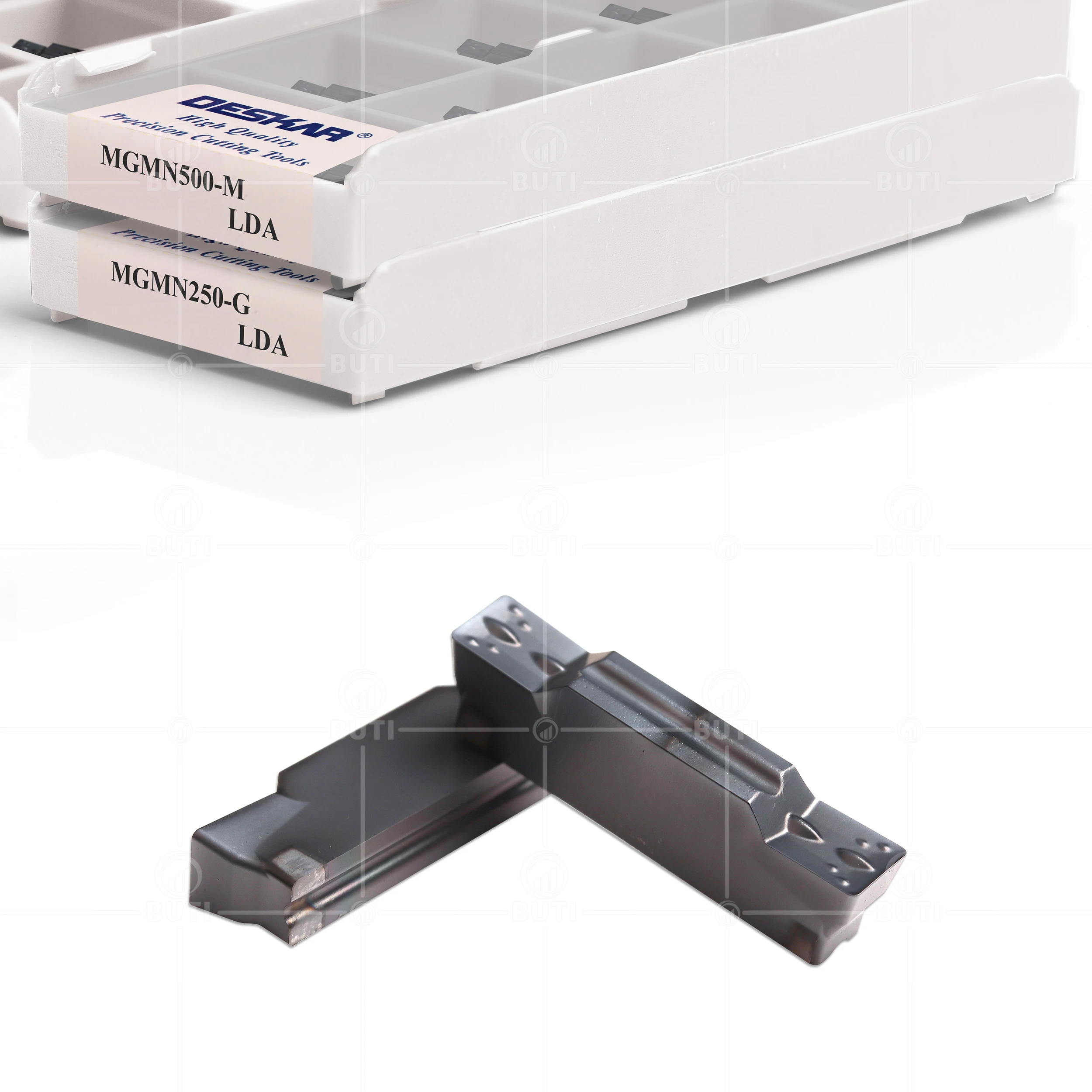 Imagem -03 - Deskar 100 Original Mgmn150-g 200-g 250-g 300-m 400-m 500-m Lda Grooving Torneamento Ferramentas Cnc Torno Cortador de Corte de Carboneto Inserções