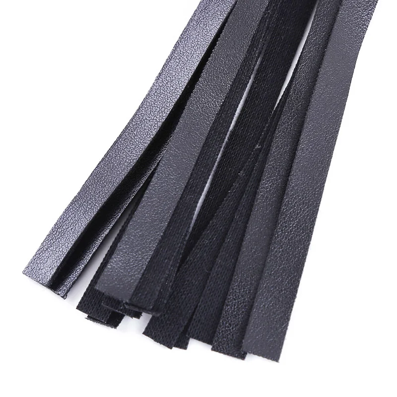 High Quality Pu Leather Pimp Whip Racing Riding Crop Party Flogger Hand Cuffs Queen Black Horse Riding Whip Sports Horsewhip