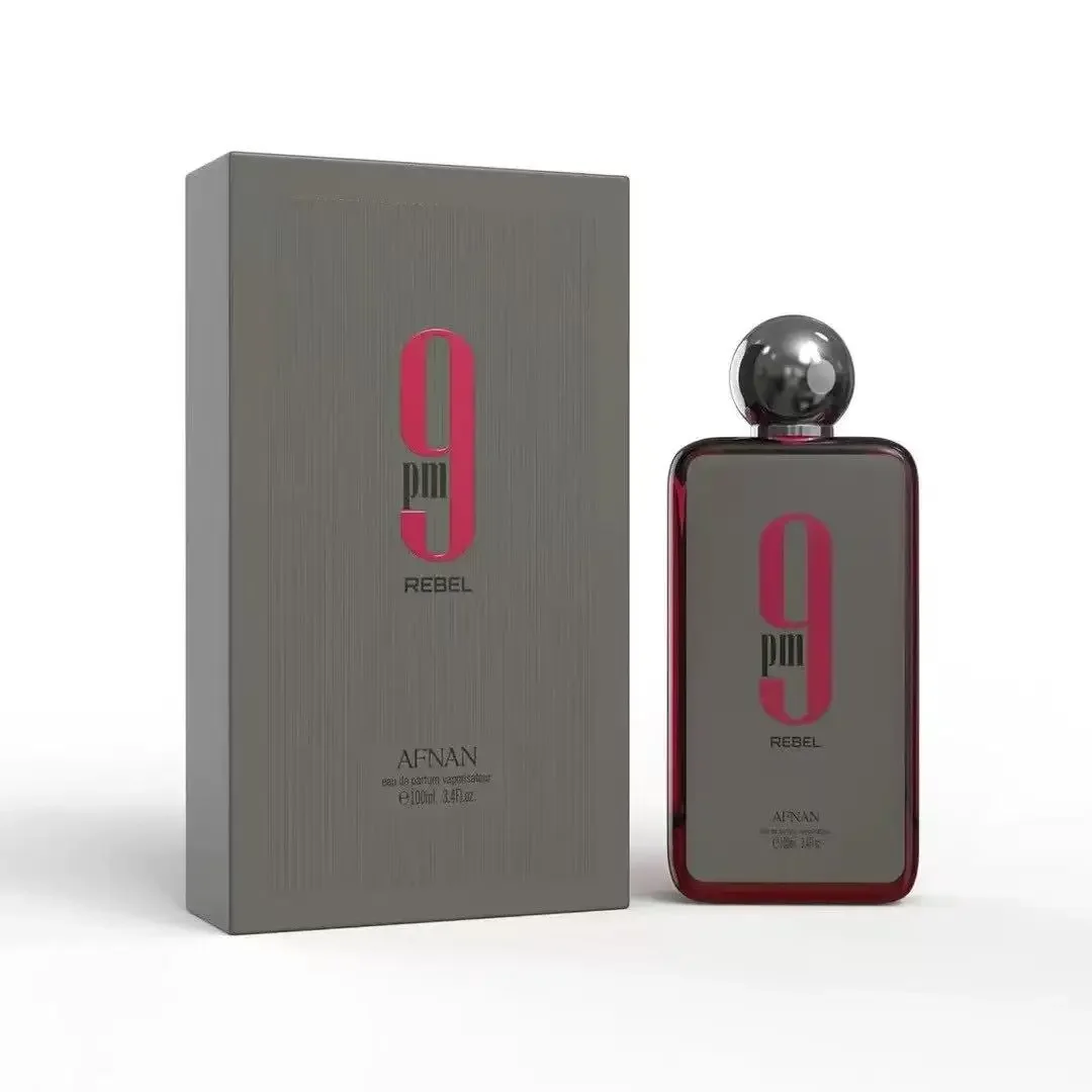 

100ml Original Arab Perfumes Rebel Cologne Men Lasting Floral Woody Fragrance Eau De Toilette Noble 9AM 9PM Unisex Perfume Gifts
