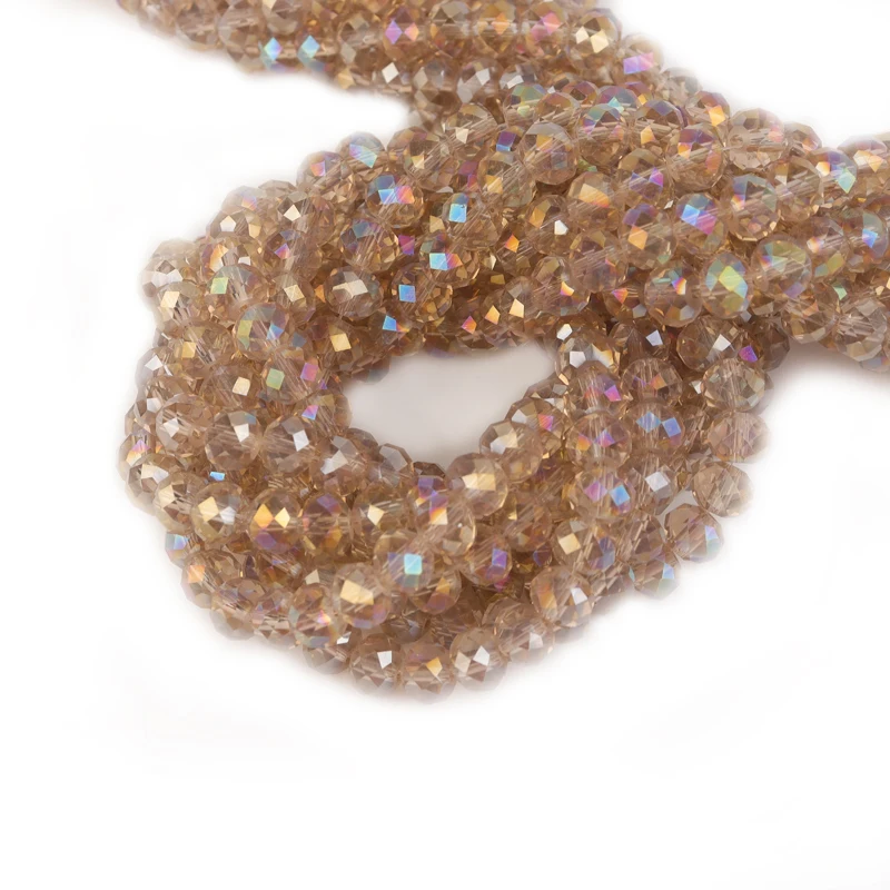 Champagne Crystal Beads for DIY Jewellery Making