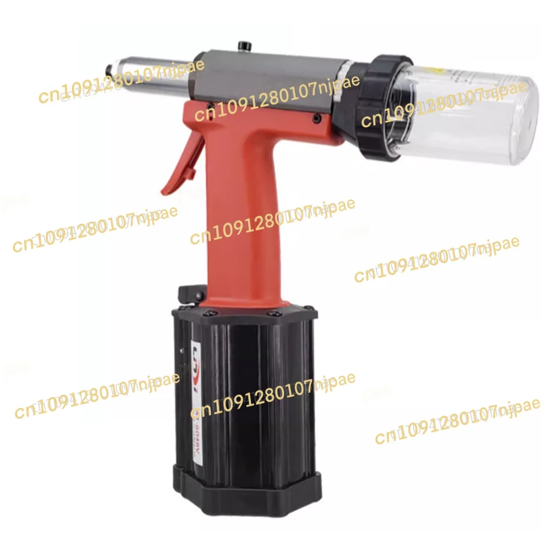 Lingdi AT-6048V Rivetto pneumatico autoaspirante 6.4 Tirare chiodo in acciaio inossidabile Tirare chiodo Rivetto Strumento di rivettatura