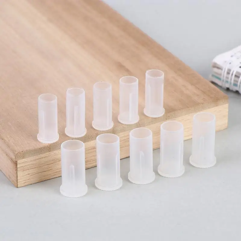100Pcs 7mm/9mm Inner Diameter Common Rail Injector Nozzle Dust Cap Common Rail Parts Pump Repair Kits plastic transparent
