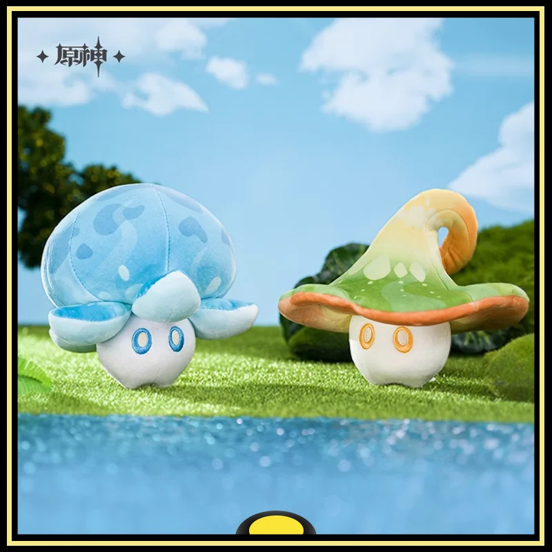 

Genshin Impact Plush Doll Peripheral Products Grass Mushroom Beast Water Mushroom Beast Dolls Original