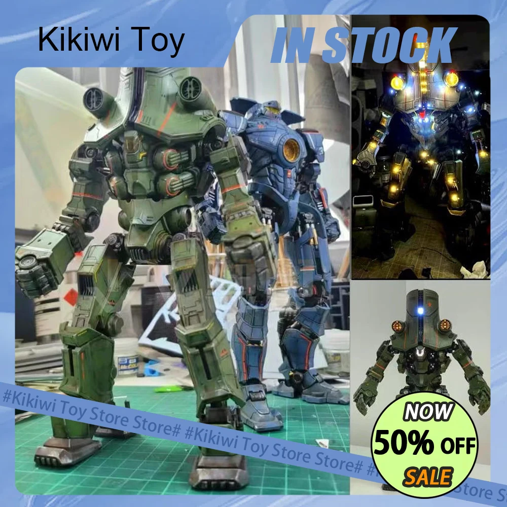 Pacific Rim Movie Figures Cherno Alpha Action Figure With Light Russia Mecha Figurine GK Statue Model Doll Collection Toy Gift