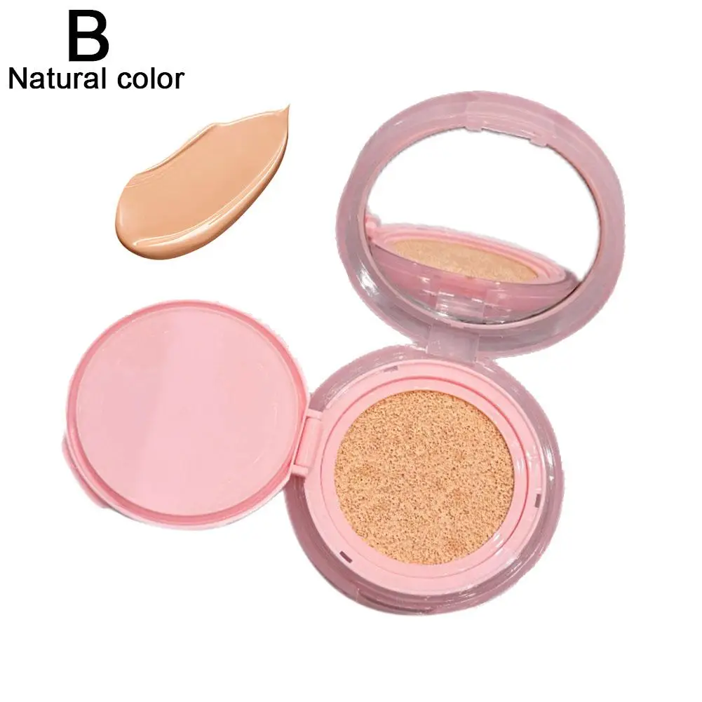 Air Cushion CC Cream Natural Moisturizing Foundation Whitening Korean Puff BB Cream Oil-control Concealer Makeup Cosmetics L6A4